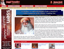 Tablet Screenshot of jaggivasudev.jnanajyoti.com